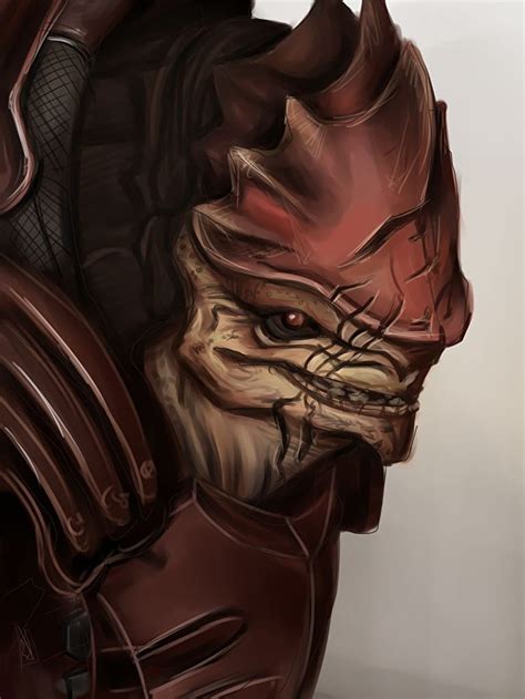 Mass Effect Aliens Urdnot Wrex Krogan Battlemaster Hd Phone Wallpaper