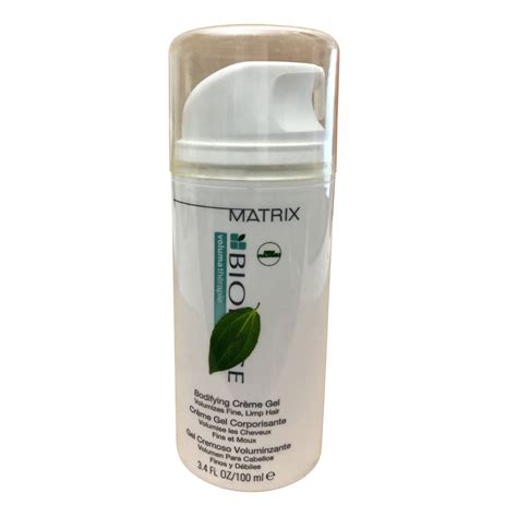 See more ideas about hair gel, gel, hair. Matrix Biolage Bodifying Creme Gel Fine & Limp Hair 3.4 OZ ...