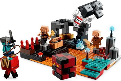 Lego Minecraft The Nether Bastion Set 21185 The Minifigure Store