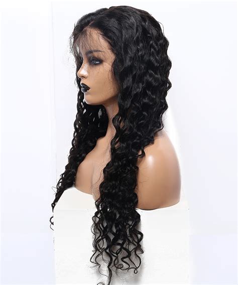 180 Density 360 Lace Frontal Wigs Pre Plucked With Baby Hair Water