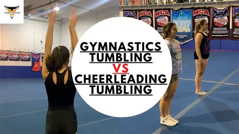Gymnastics Tumbling Vs Cheer Tumbling Whats The Difference Youtube