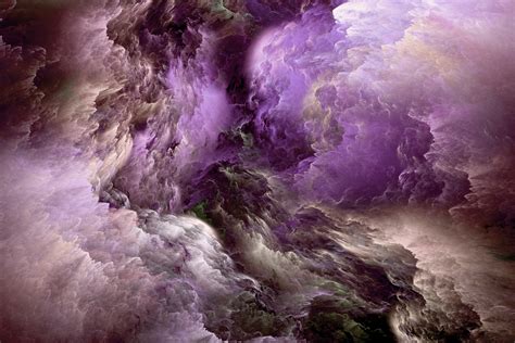 Purple Glowing Clouds Abstract 5k Wallpaperhd Abstract Wallpapers4k
