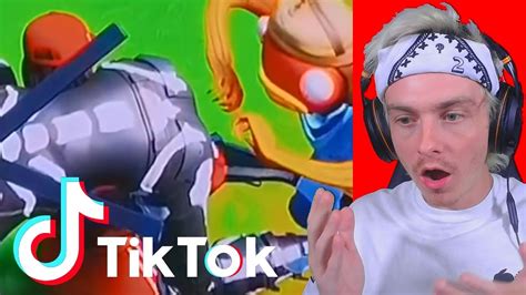 Reacting To Fortnite Tik Toks And Trying Not To Laugh Super Hard