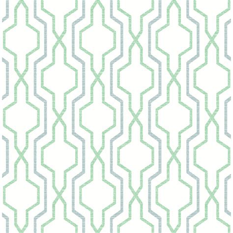 2973 90605 Rion Green Trellis Wallpaper By A Street Prints