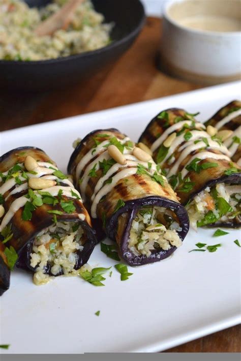 Cook to your liking and add to the couscous. Herby Couscous Stuffed Eggplant Rolls | Recipe | Eggplant ...