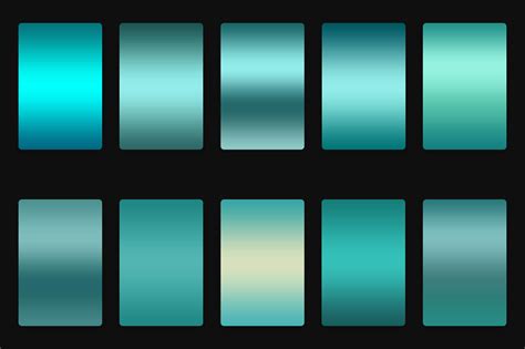 Teal Gradients Creative Finest