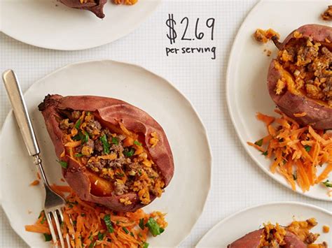 These recipes feature inexpensive ingredients that will fill you up. 10 Cheap Healthy Dinners : Food Network | Food Network
