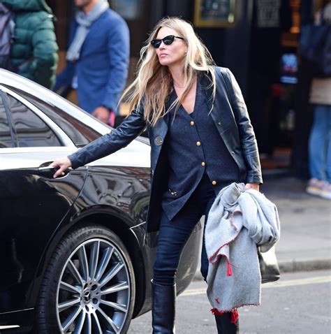 Kate Moss Leaves A Hairdresser In London 10012020 Hawtcelebs