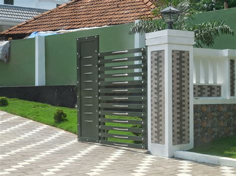 Tor design gate design facade design decoration facade boundry wall affordable bedroom sets front wall design compound wall design modern fence design. Kerala Gate Designs: Pictures of Kerala House Gates