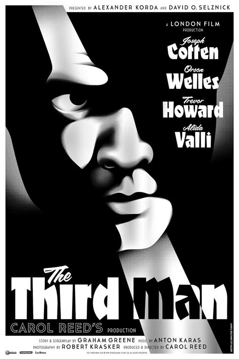 Inside The Rock Poster Frame Blog The Third Man Movie Poster By La