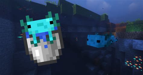Colored Axolotls In Buckets Screenshots Minecraft Resource Packs