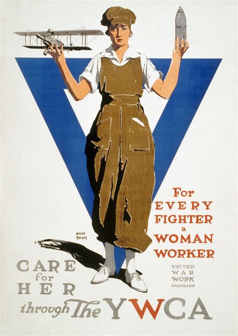 Fajarv Ww1 Propaganda Posters Usa Women