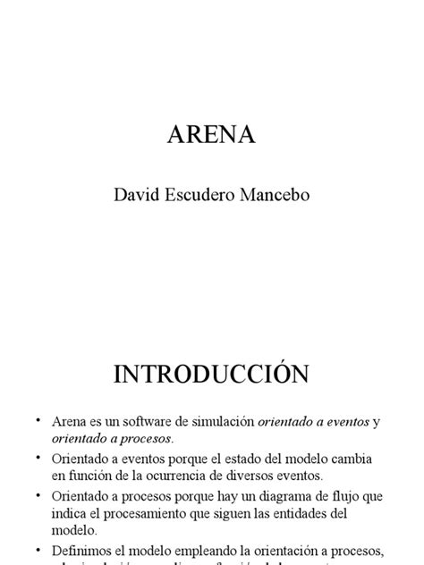 Simulacion Arena Kelton Sadowski 20081 Pdf Simulación Ingeniería