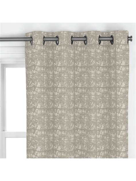 John Lewis Kyla Made To Measure Curtains Or Roman Blind Charcoal