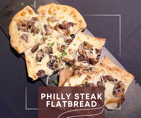 Weekly Featured Flatbread~ Philly Cheesesteak Food Bricco West