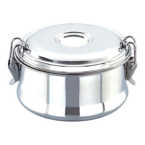 It is a safe material because it. Amarjyoti Silver Stainless Steel Food Storage Container ...