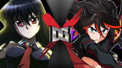 akame vs ryuko akame ga kill vs kill la kill by worthyboik on deviantart