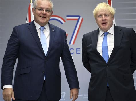 Prime minister scott morrison has touched down in the uk ahead of this weekend's g7 summit, the first major meeting of world leaders since the pandemic began. Scott Morrison suffers Ashes ribbing amid G7 talks in ...