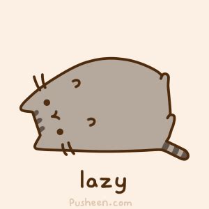 The file size should either be exactly at 4 mb or just under it; Lazy GIF by Pusheen - Find & Share on GIPHY