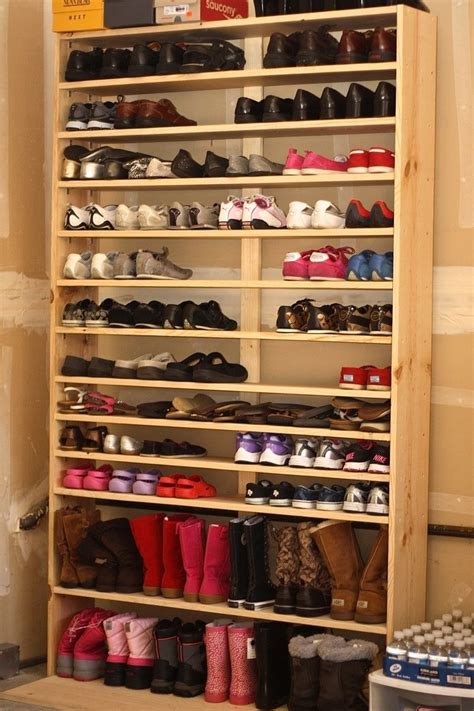 Shoe and boot cubby idea this wooden rack completely organizes all of your shoes, sneakers, and boots. Large Shoe Cabinets With Doors | Garage shoe storage ...