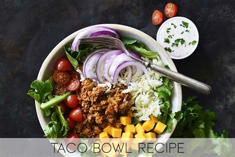 Turkey Taco Bowl Recipe With Rice Great For Leftovers An Edible Mosaic