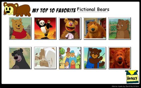 My Top Ten Favorite Bears By Foxtoons99 On Deviantart