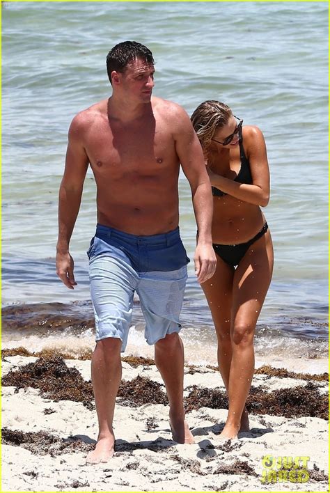 Ryan Lochte And Wife Kayla Rae Reid Enjoy A Trip To The Beach In Miami