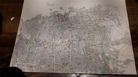 Zhedoga A Large City Mapmaking Fantasy Map Rpg World Cartography