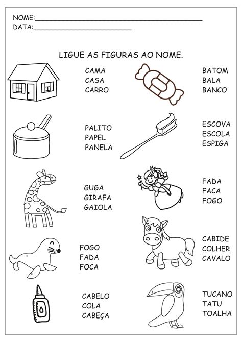 50 Atividades De Português 1º Ano Ensino Fundamental Para Imprimir