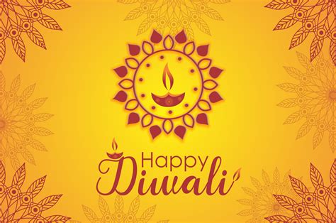 Bright And Richly Happy Diwali Vector Background And Picture Free