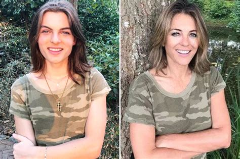 Damian Hurley Looks The Spitting Image Of Mum Liz In Her T Shirt As He