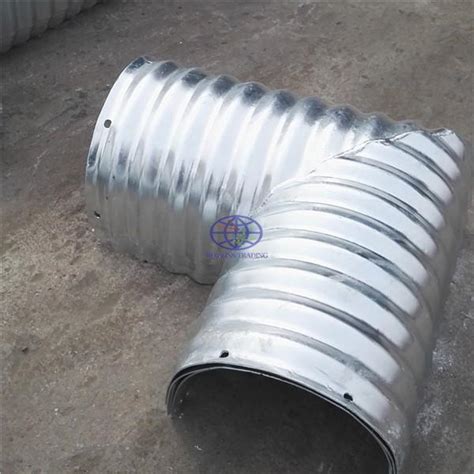 Overlapped Corrugated Steel Culvert Pipe Assembled By Half Segment