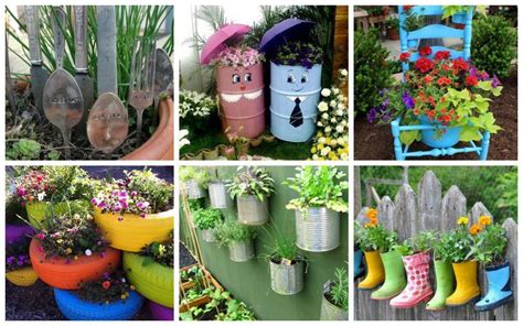 15 Recycled Items To Add Personality To Your Garden Garden Lovers Club