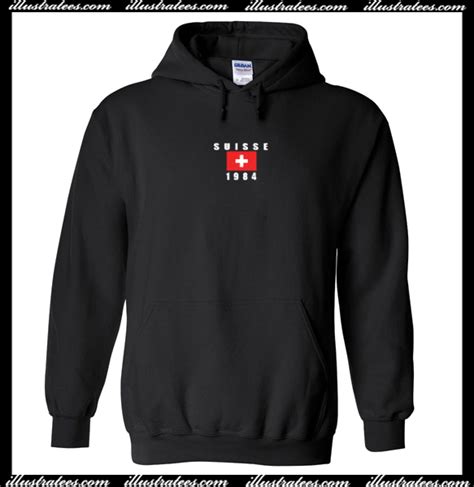 Switzerland country flag swiss suisse pride football soccer hoodie pullover. Suisse Flag 1984 Hoodie