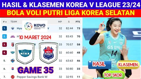 Hasil Voli Putri Liga Korea Hari Ini Gs Caltex Vs Expressway Hi Pass