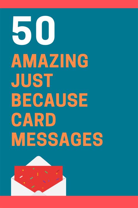 50 Sweet Just Because Card Messages And Quotes