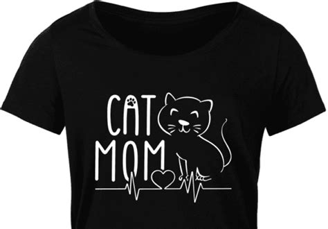 Cat Mom Cat Lover T Shirt Design Free Svg File For Members Svg Heart