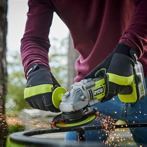 Ryobi One 18v 125mm5in Cordless Brushless Angle Grinder Tool Only