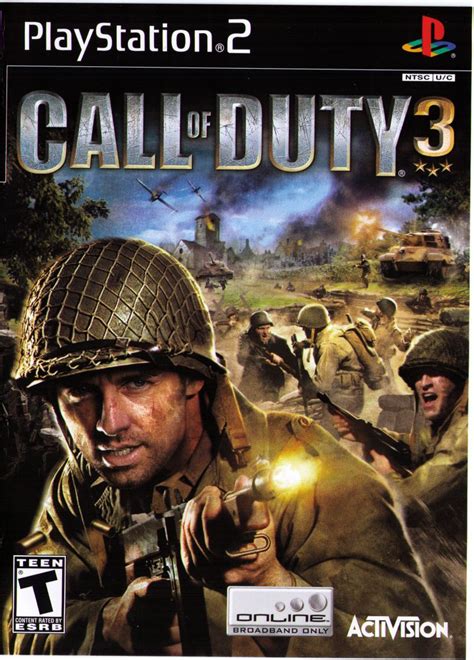 Call Of Duty 3 2006 Playstation 2 Box Cover Art Mobygames