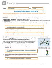 Students should cite evidence to support their conclusions that the fetus is male or female, and does or does not have down syndrome or other chromosomal. HumanKaryotypingSE - Payton McNabb.pdf - Name Payton ...