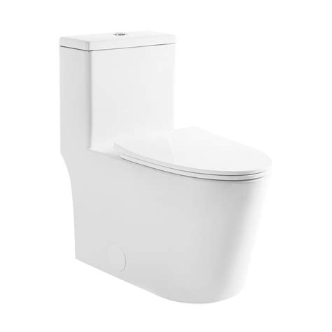 Swiss Madison Dreux 08 Gpf One Piece Elongated Toilet With Water