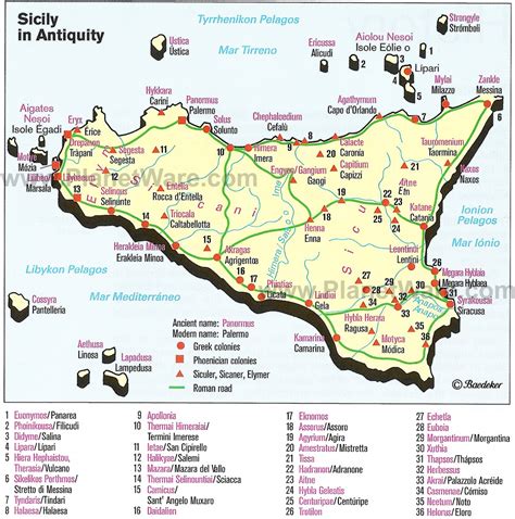 Provinces Map Of Sicily Mapsof Net