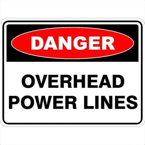 Overhead Powerlines Discount Safety Signs New Zealand