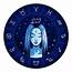 Aquarius Zodiac Sign Artwork Beautiful Girl Face Horoscope Symbol 