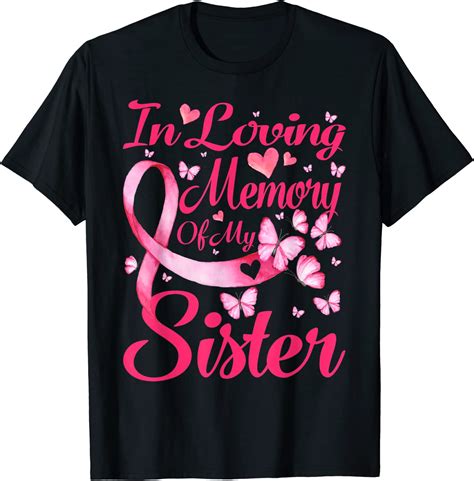 In Loving Memory Of My Sister Breast Cancer Awareness T