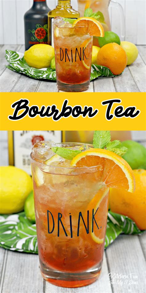 These 12 christmas drink recipes are easy to make & are sure to spread holiday cheer! Back Porch Bourbon Tea cocktail recipe with fruit infused ...