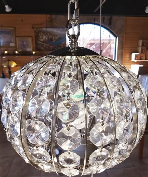 Crystal Plug In Pendant Light Swag Lamp Chandelier Art Deco Etsy