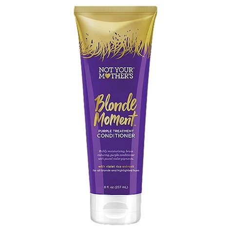 Not Your Mothers Blonde Moment Purple Treatment Conditioner 8 Fl Oz