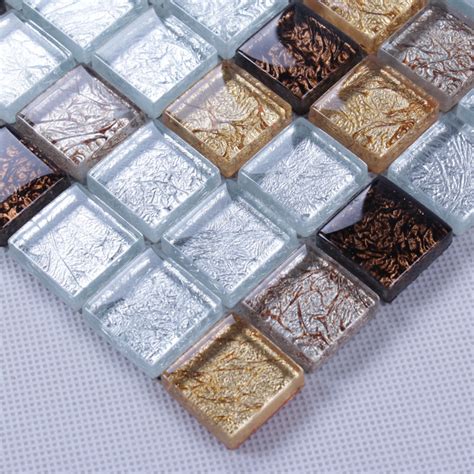 Wholesale Vitreous Mosaic Tile Crystal Glass Backsplash Of Kitchen Design Bathroom Wall Tiles Floors