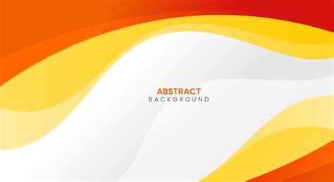 Modern Abstract Curve Orange And Yellow Background 15617091 Vector Art